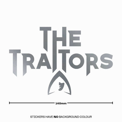 The Traitors Logo TV Series Hooded Vinyl Decal Sticker Car Window Wall Laptop