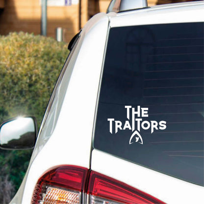 The Traitors Logo TV Series Hooded Vinyl Decal Sticker Car Window Wall Laptop